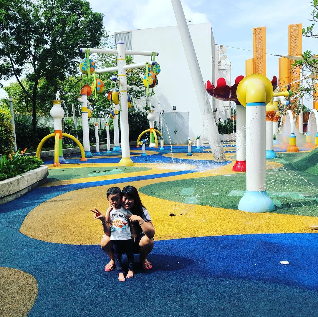Free Water Playgrounds - Splash Park at Sembawang Shopping Centre
