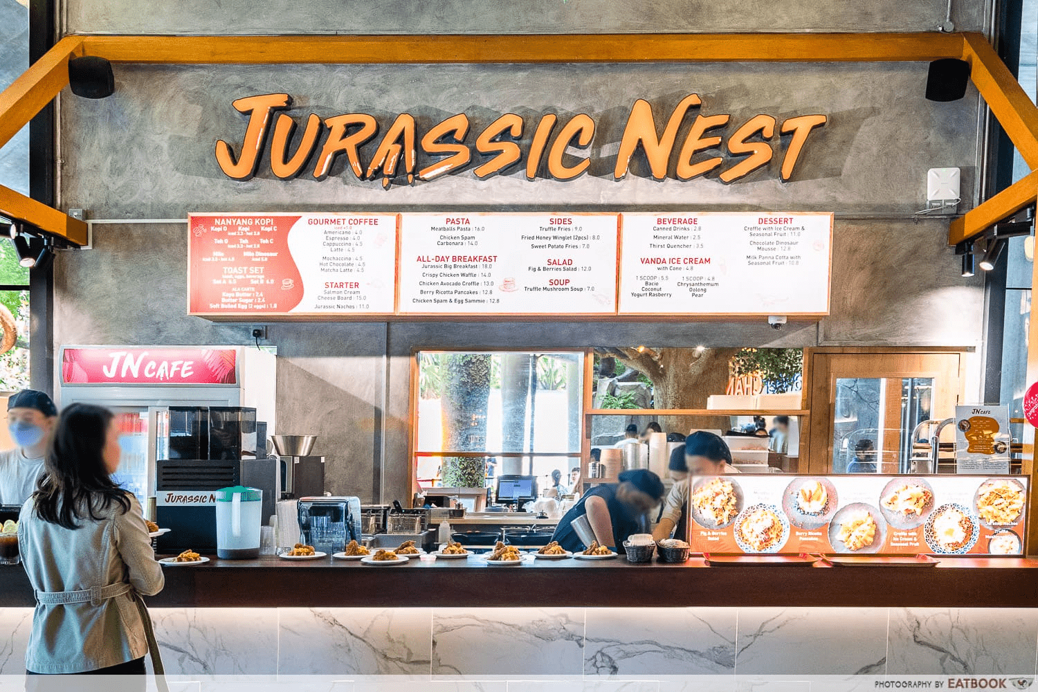 Gardens by the Bay free entry - Jurassic Nest Food Hall