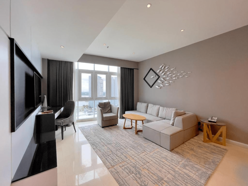 JB hotels fraser - living room
