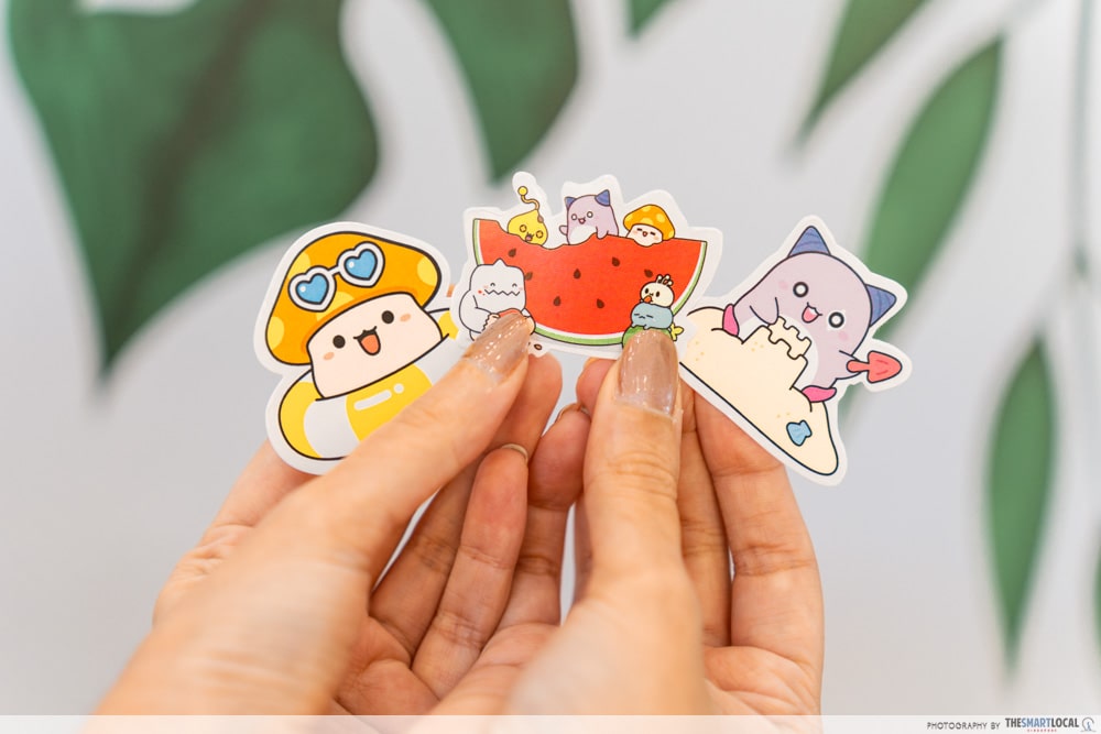 MapleStorySEA x KONOSUBA collab - free stickers