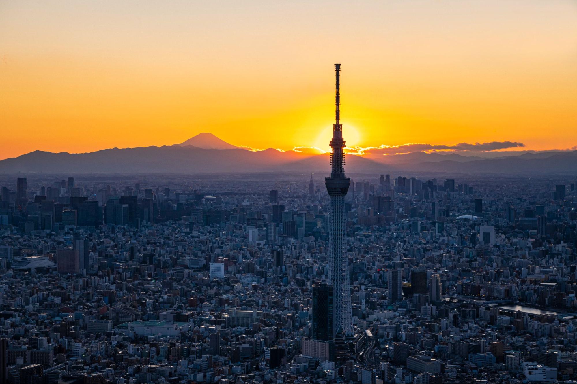 Tokyo Skytree During Sunset - Things To Do In Asakusa