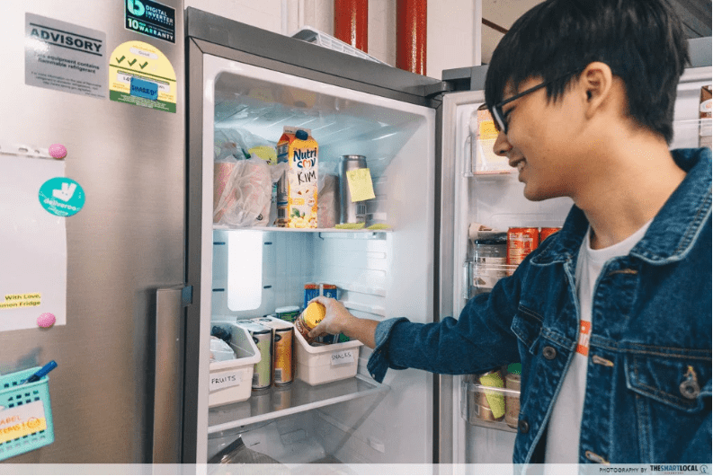 hdb cleaning tips - clean fridge monthly