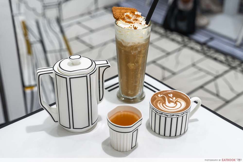 New cafes & restaurants in March 2024 - Cafe Monochrome Chinatown drinks