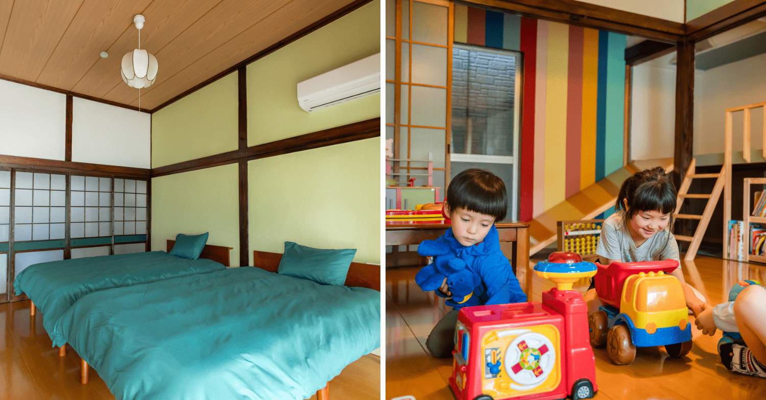 Beds And Kids Room In Yufu Kodomo Noen