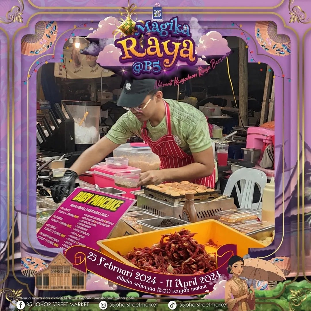 b5 johor street market magika raya - food