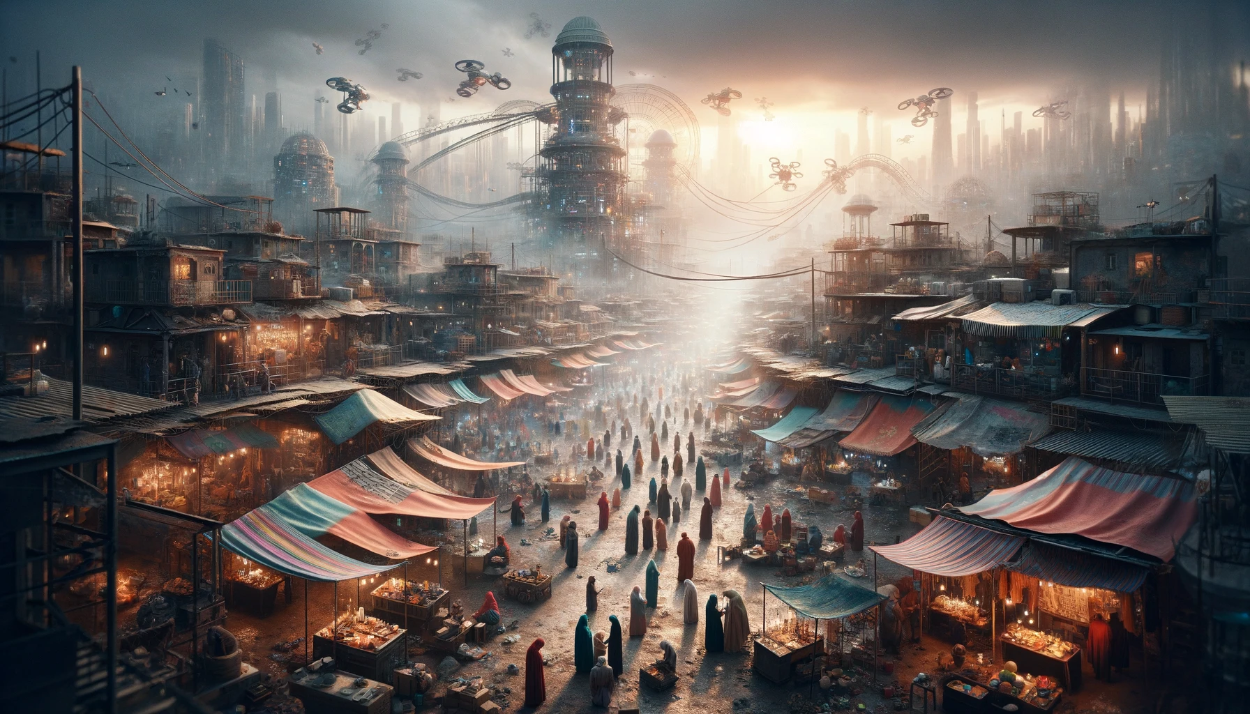 Ramadan Bazaar - 500 years dystopian Ramadan bazaar