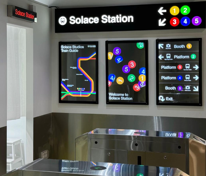 solace studios - subway station map