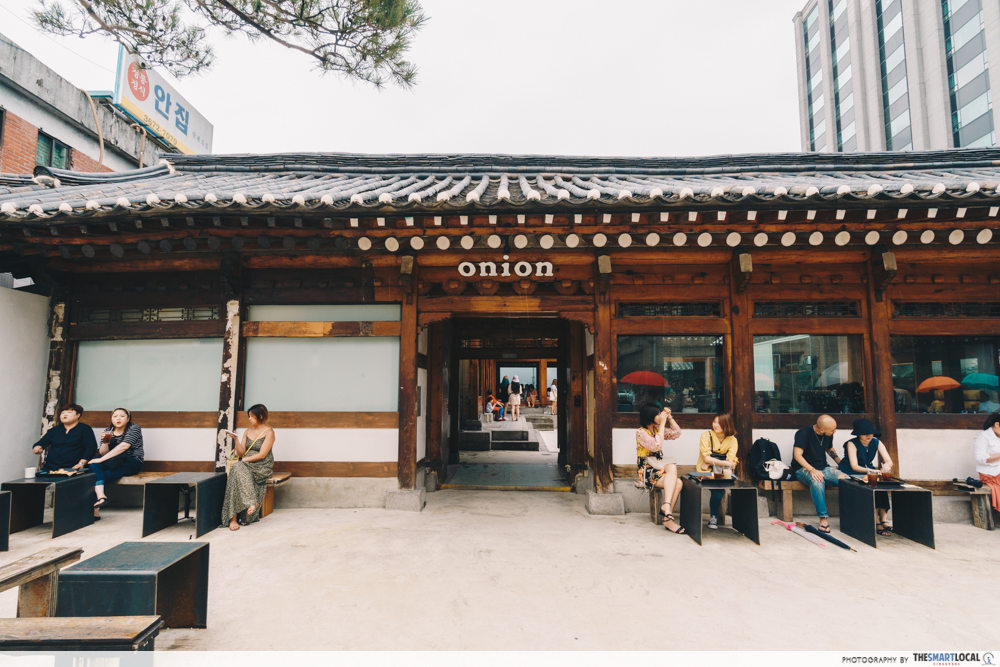 10 unique cafes in Seoul, South Korea - Cafe Onion Anguk 