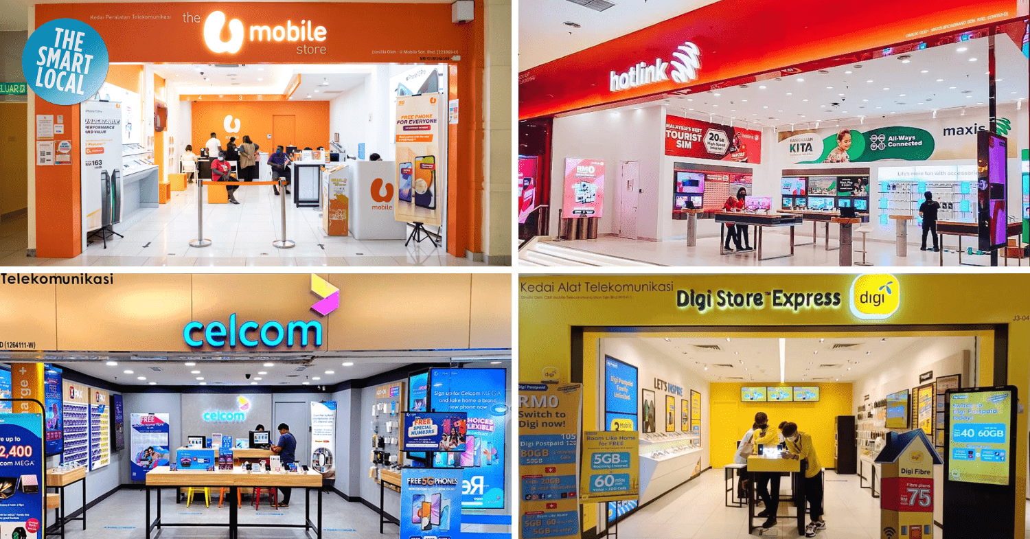 15 Best Malaysia SIM Cards For Your Next Trip To JB, Including eSIMs & Roaming Plans