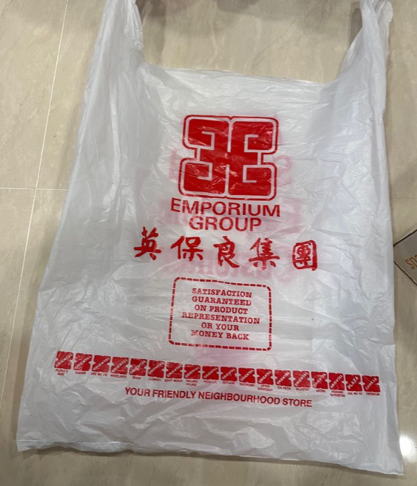 Oriental Emporium plastic bag