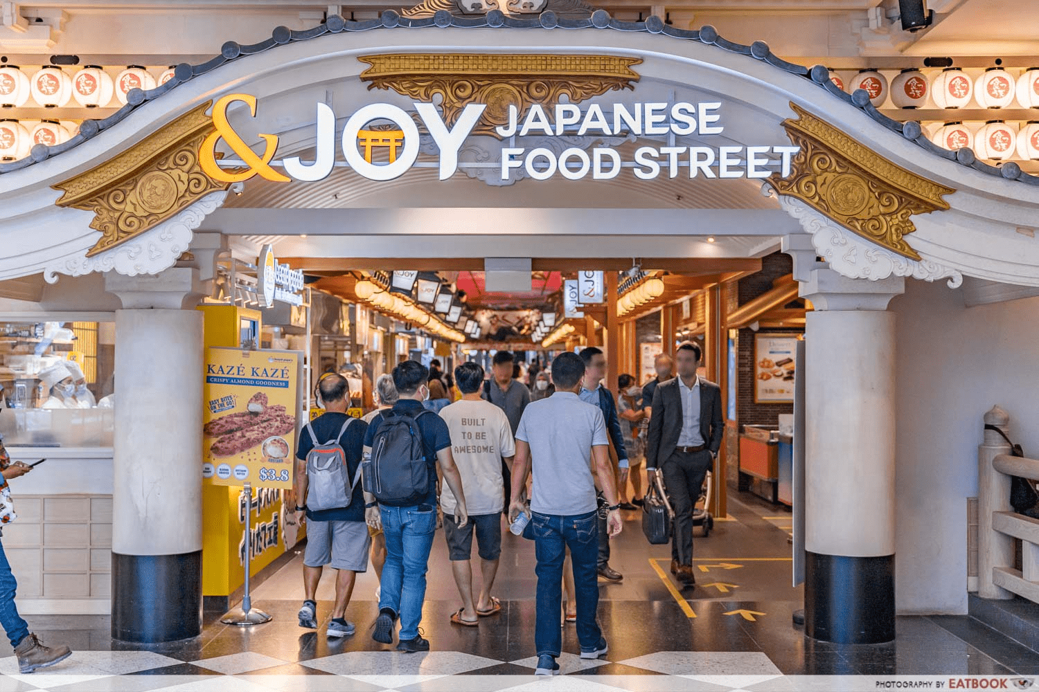 Japanese food street in Jurong point - heartland malls in Singapore
