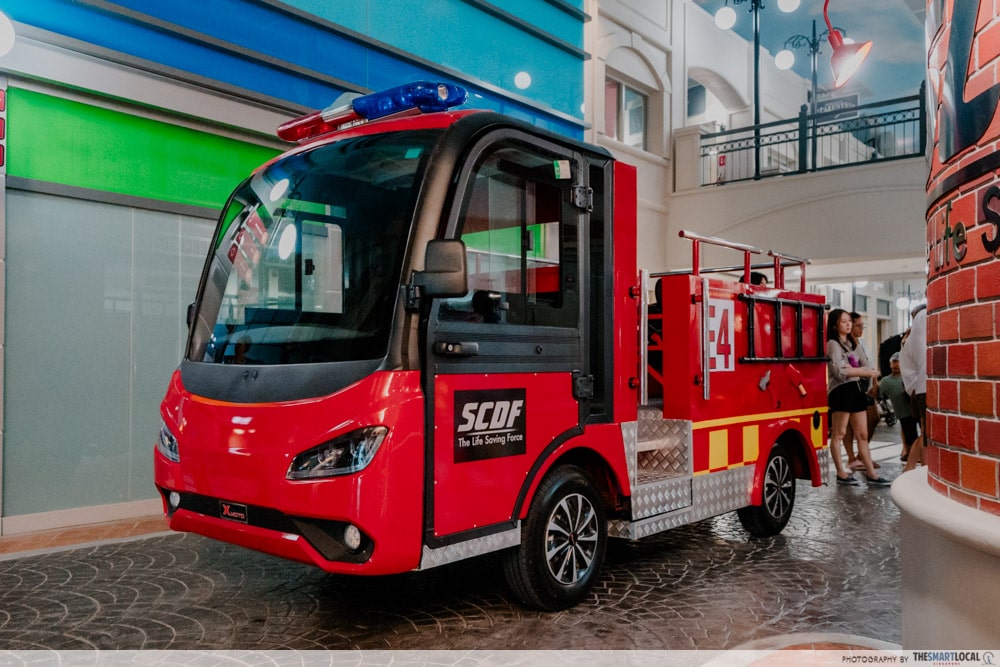 KidZania Singapore Sentosa - fire truck