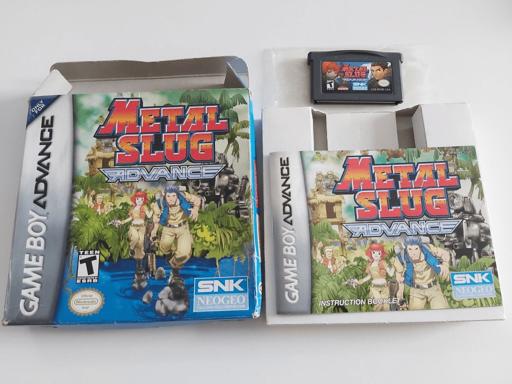 Metal Slug Advance Cartridge - Retro Game Boy Games