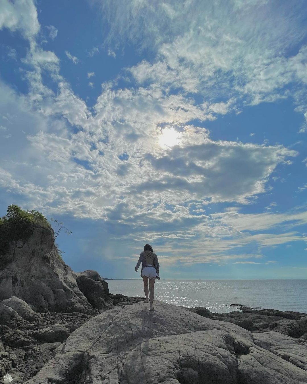 Rock Formations At Pantai Penyabong