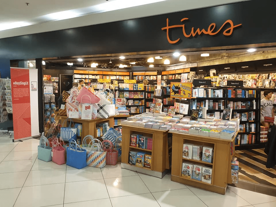 Times Bookstore in Jelita Shopping centre - heartland malls in Singapore