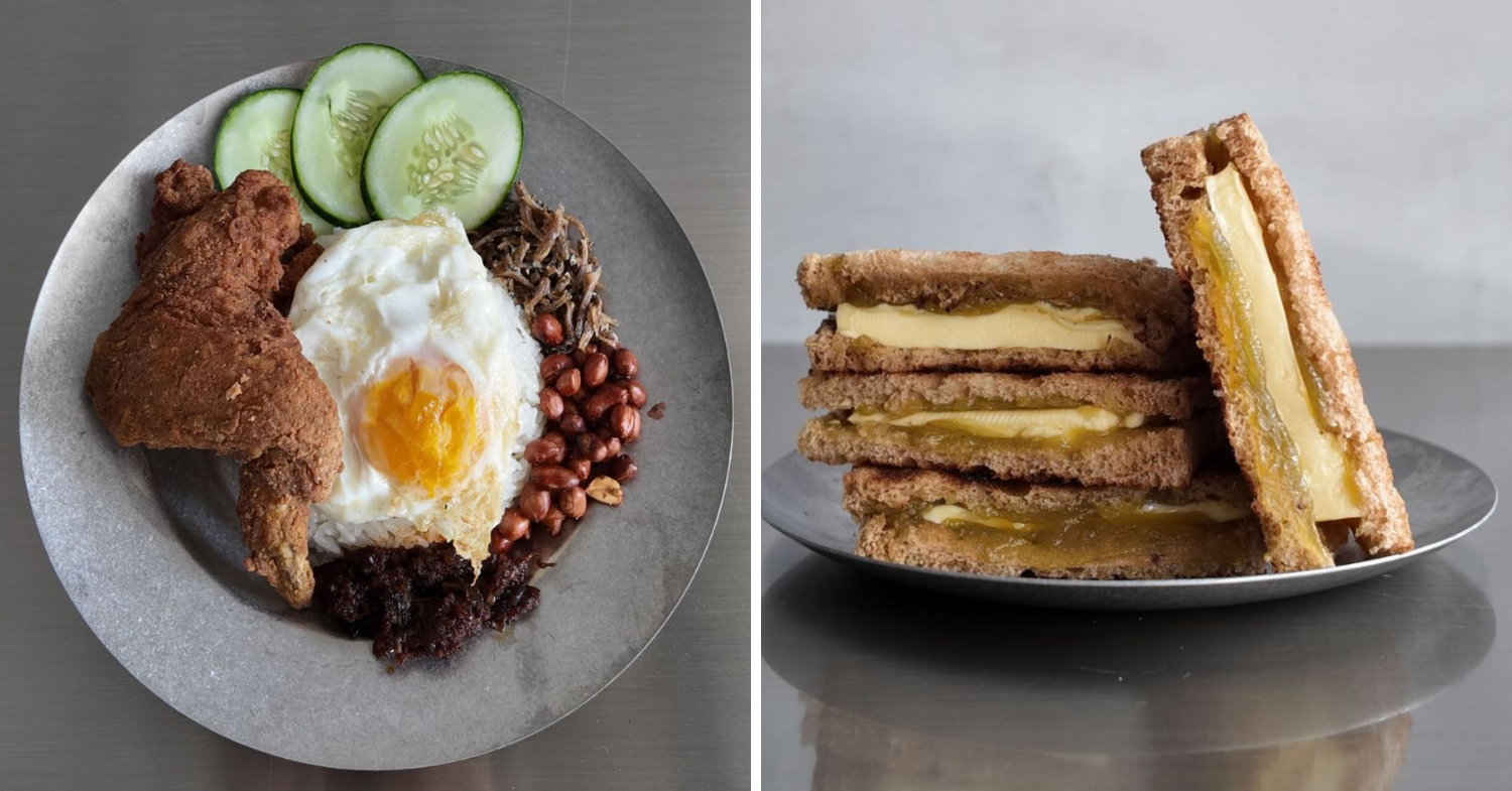 cafes and restaurants may - nasi lemak kaya toast