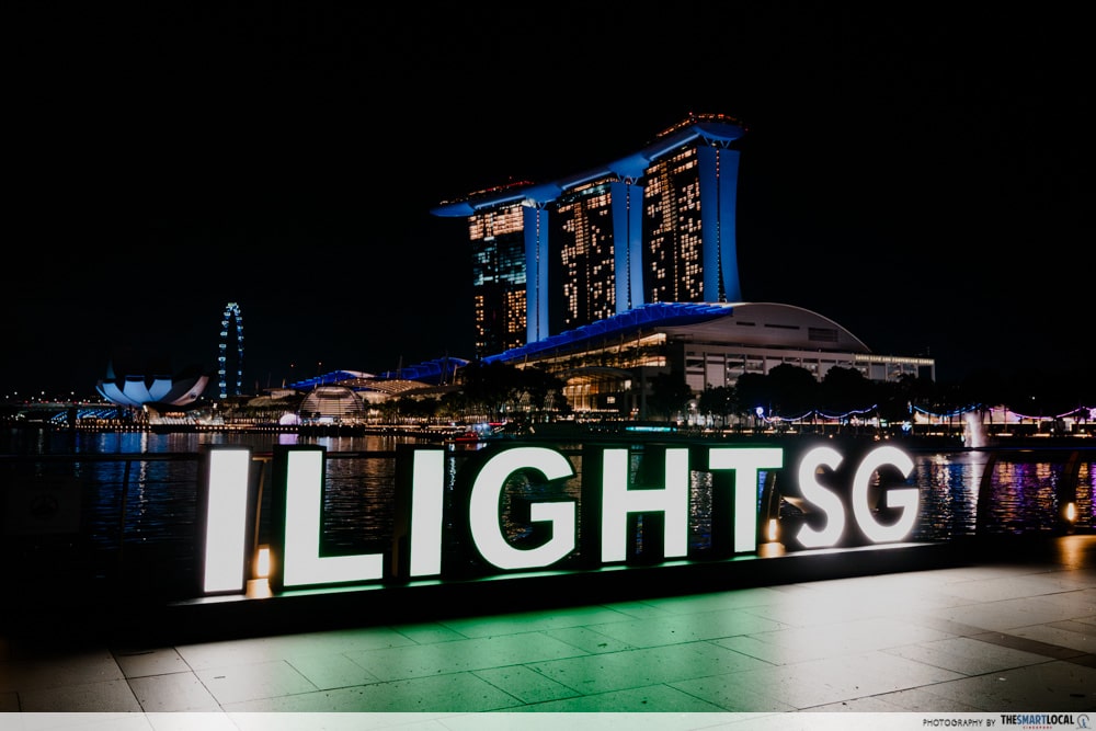 i Light Singapore 2024 Sign