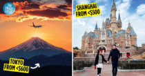 12 Most Affordable Full-Service Airline Routes That Fly To Popular Holiday Destinations From SG