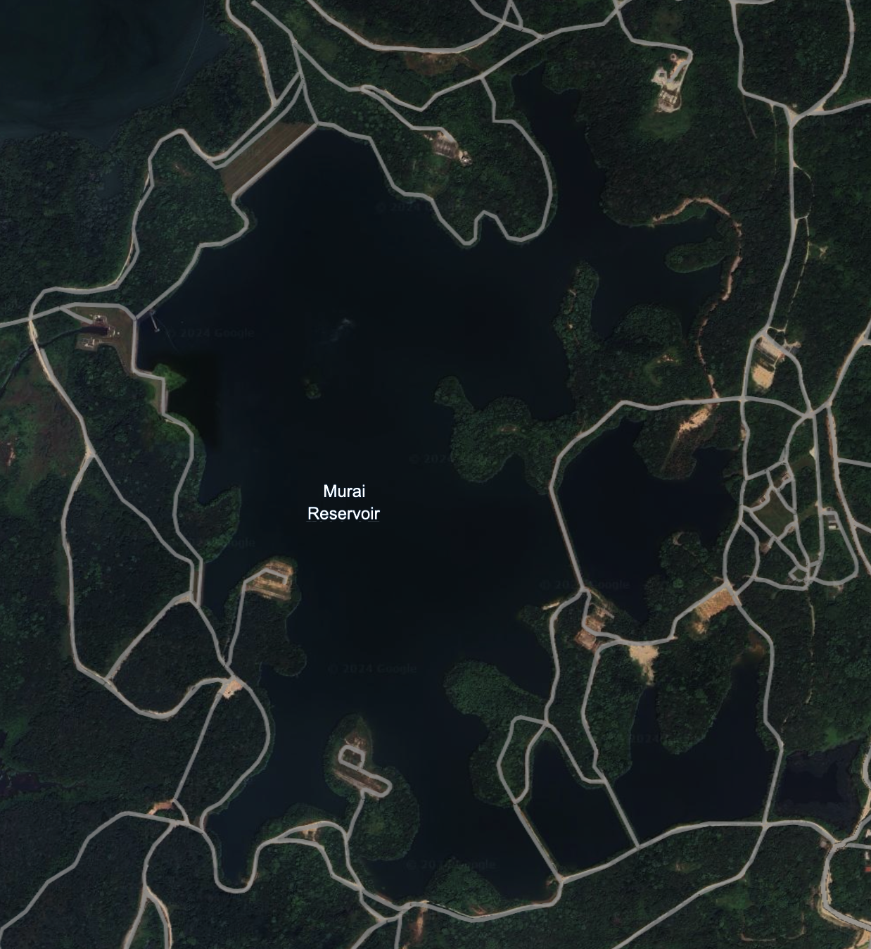 secret singapore - Murai reservoir satellite view