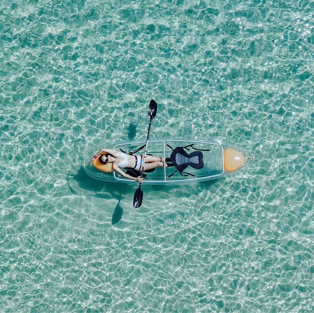 redang island- glass bottom kayak