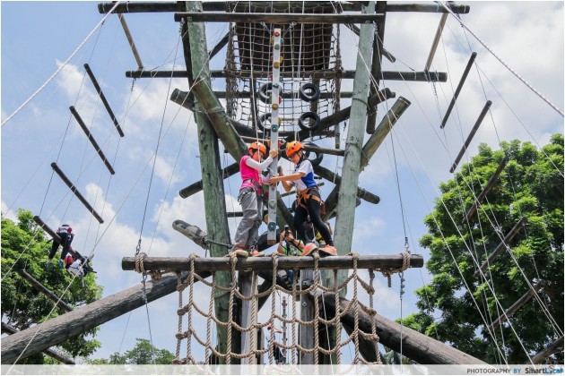 things to do with kids singapore - outdoor adventure camp