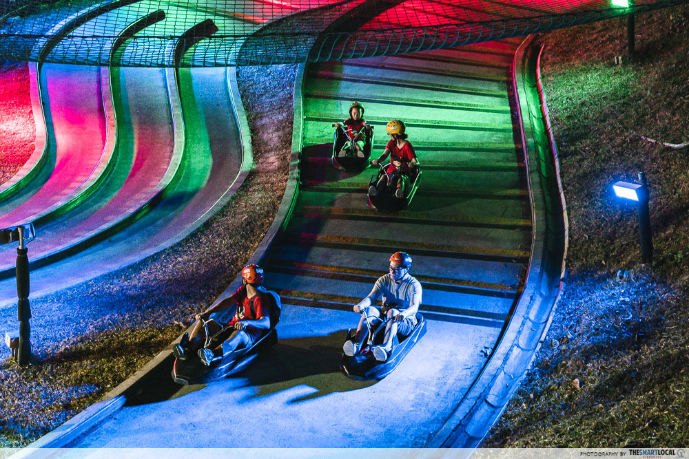 things to do with kids singapore - skyline luge