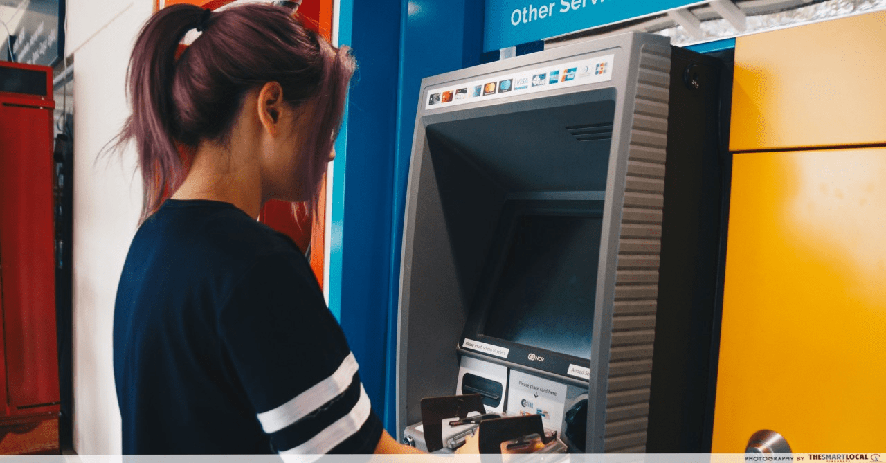 Drawing Money From An ATM