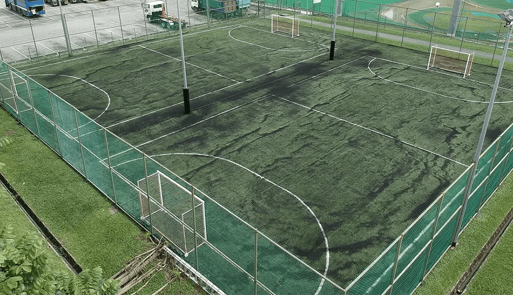 Futsal courts in SG - HomeTeamNS courts aerial shot 