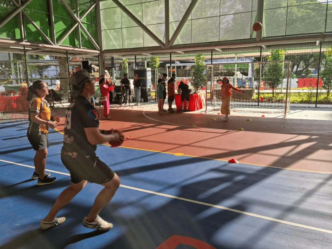 Futsal courts in SG - People playing at court