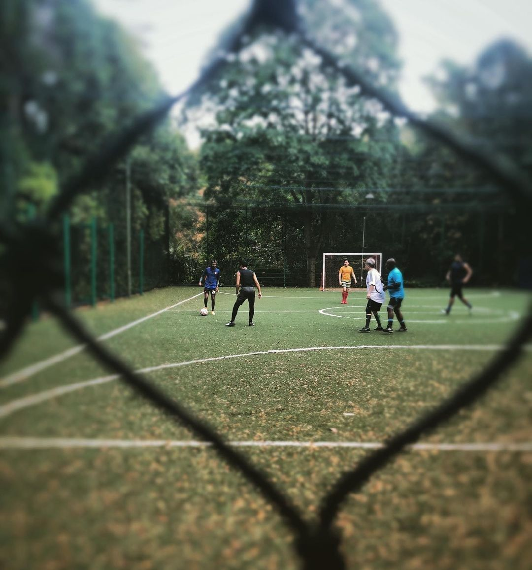 Futsal courts in SG - people at futsal court 