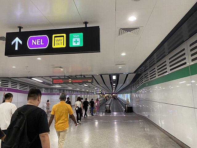 Underground passage Singapore - Outram Park underpass