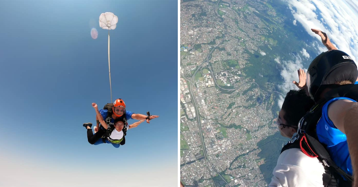 Things to do in New South Wales - Wollongong beach skydiving