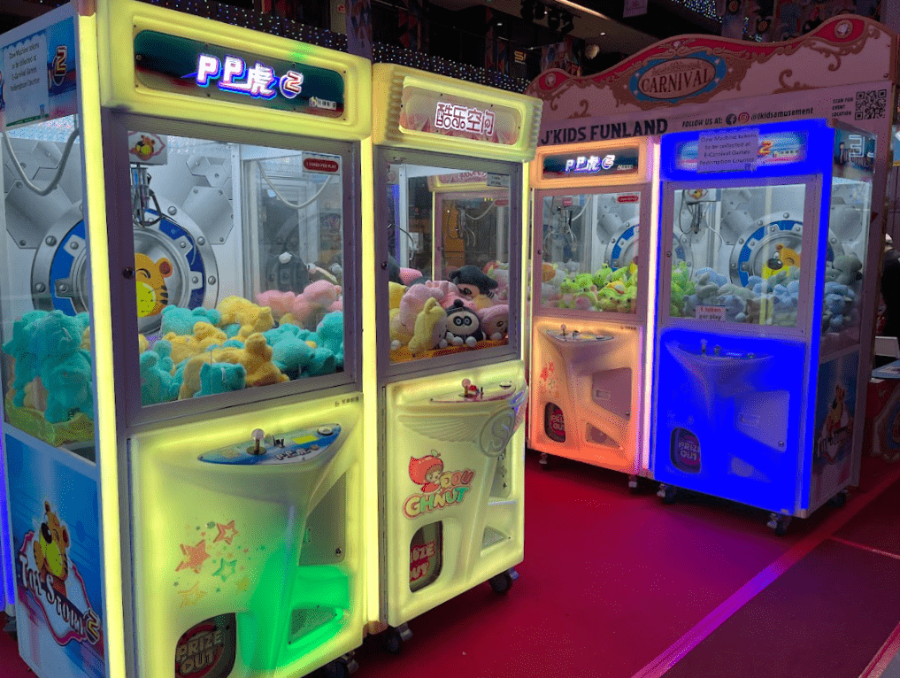 j’kids funland our tampines hub claw machines