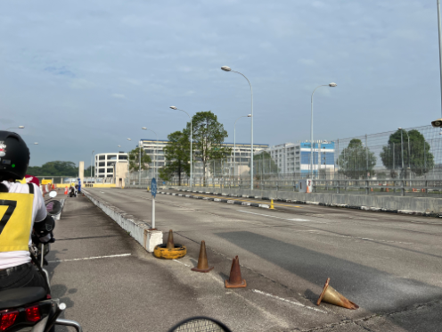 motorbike license in singapore - circuit course
