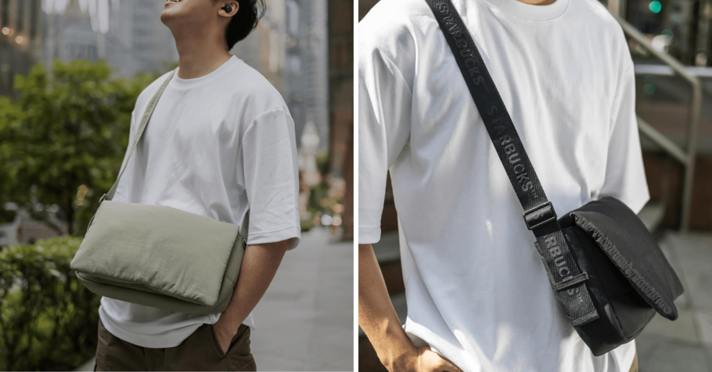 Starbucks Has New Pufflet Sling Bags In Different Sizes & Colours