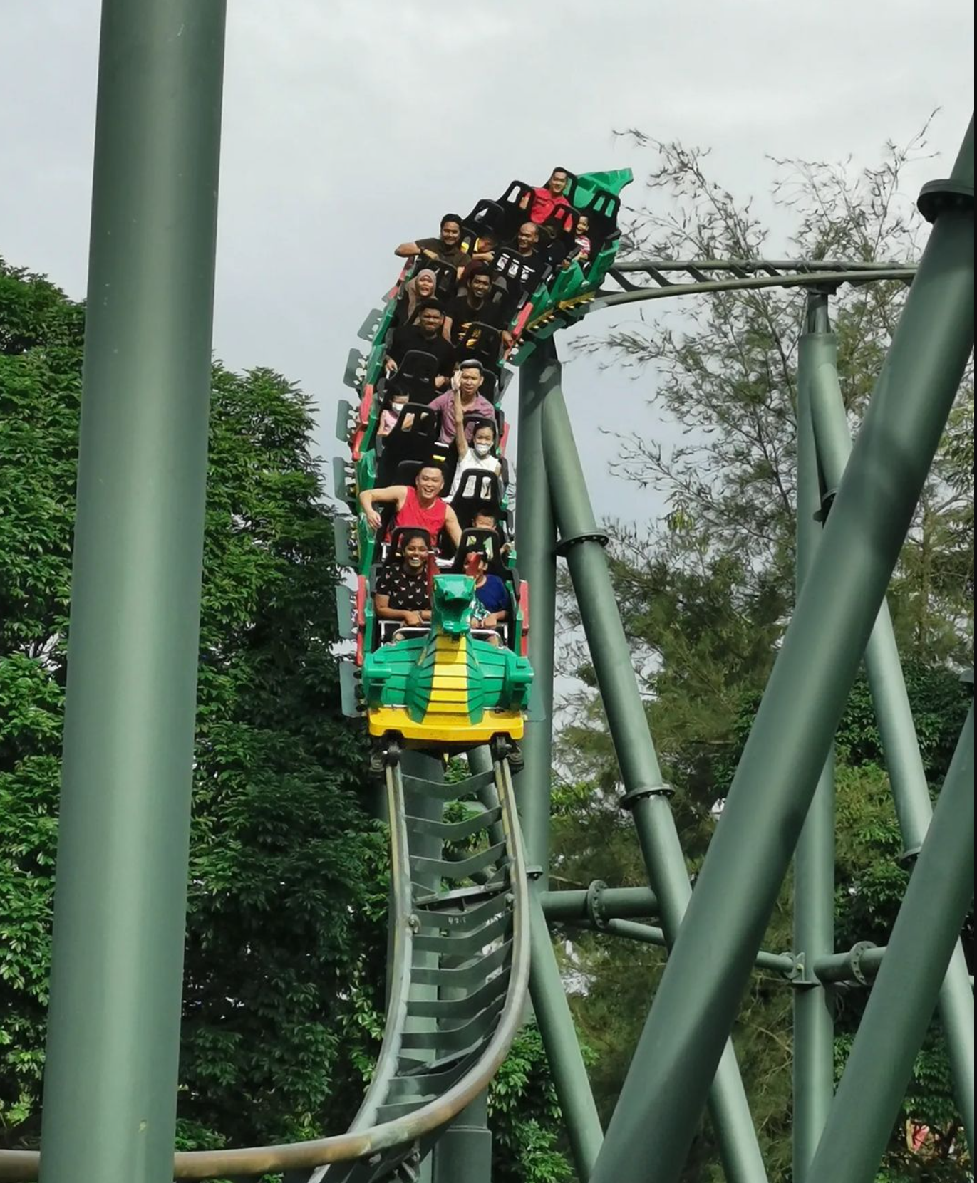 theme parks in malaysia - Legoland Malaysia the dragon roller coaster