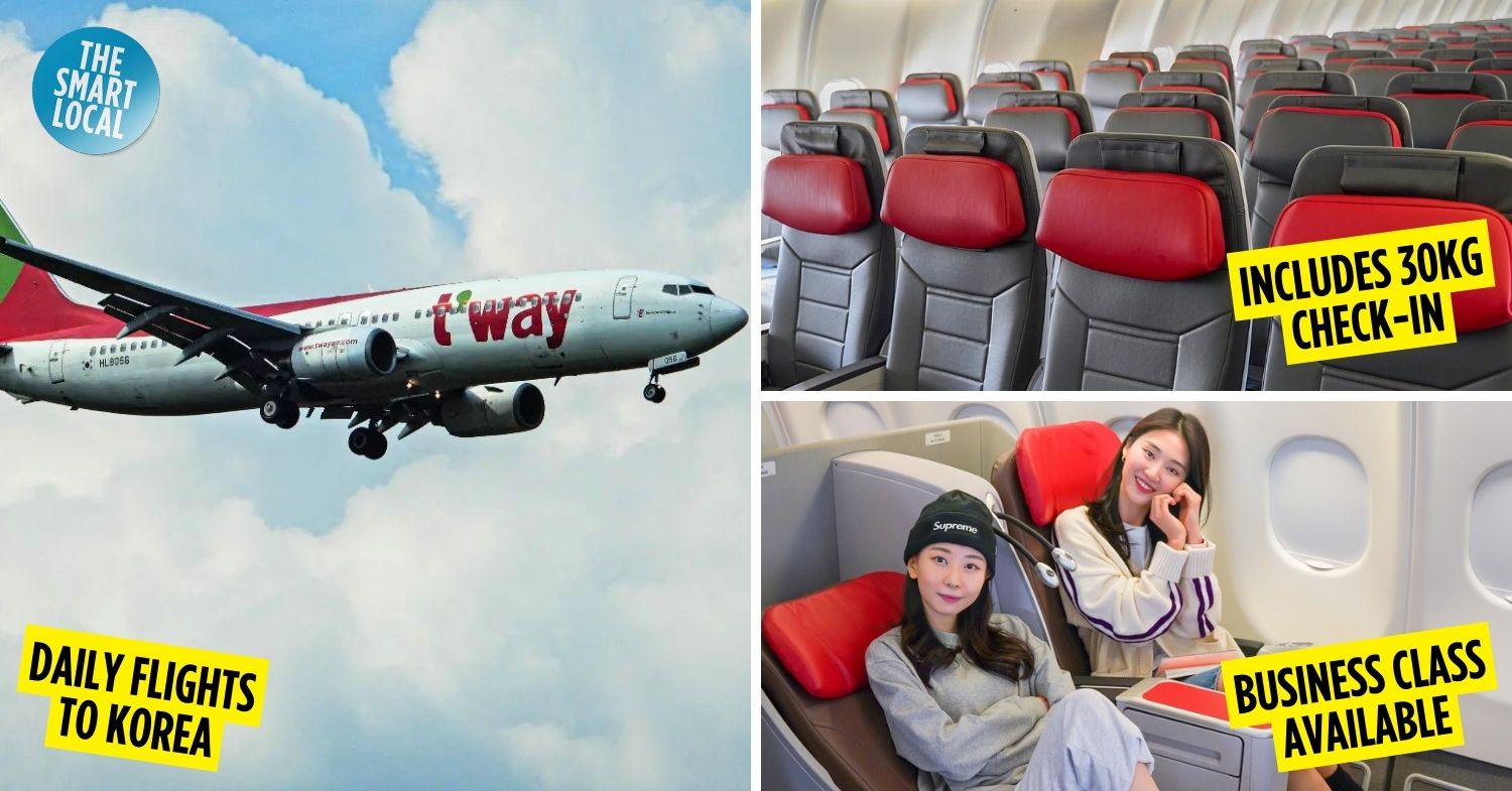 T’Way Air: Budget Airlines Flying From Singapore To Seoul From $100 For A Round-Trip Ticket