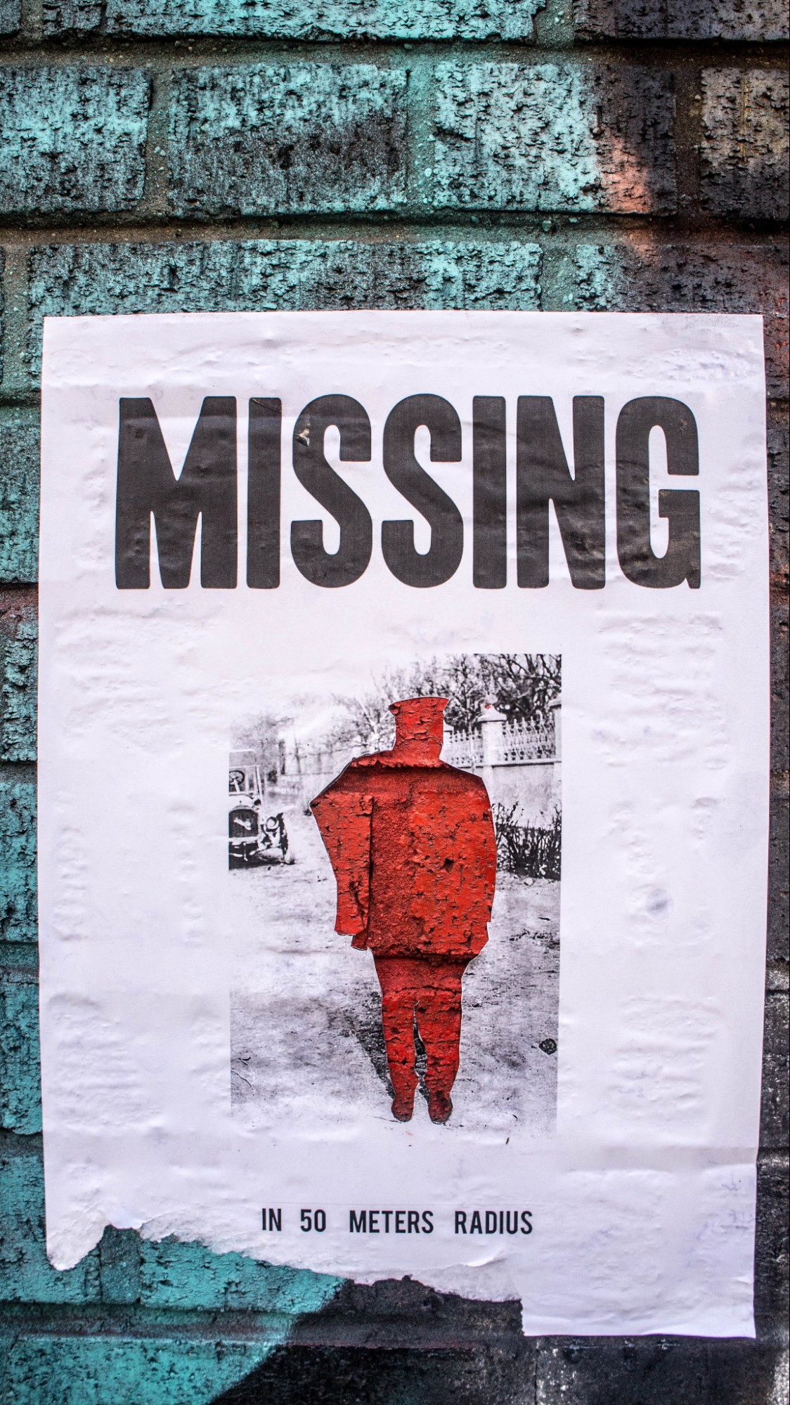 Becoming a missing person in SG to escape digital world - Missing persons poster 