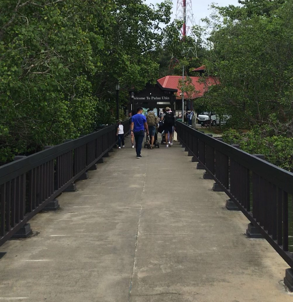 Becoming a missing person in SG to escape digital world - Entrance to Pulau Ubin 