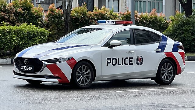 Becoming a missing person in SG to escape digital world - Police car 