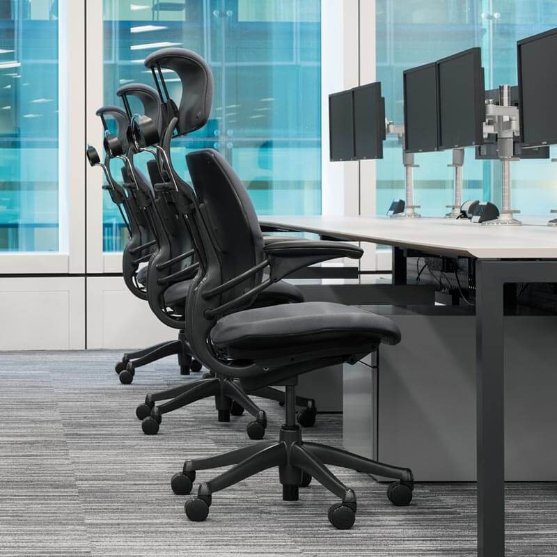  Humanscale chairs in office