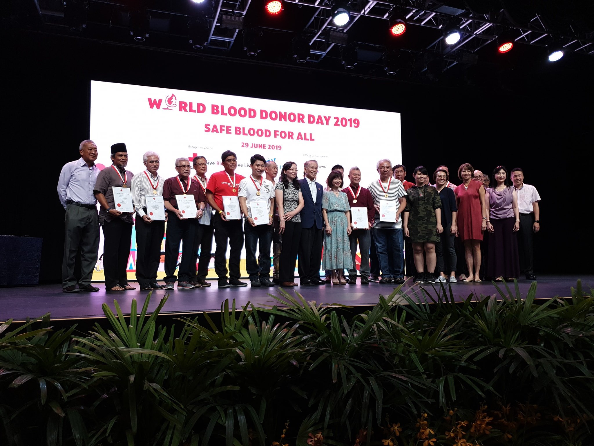 Blood donation in Singapore - Champion donor awards