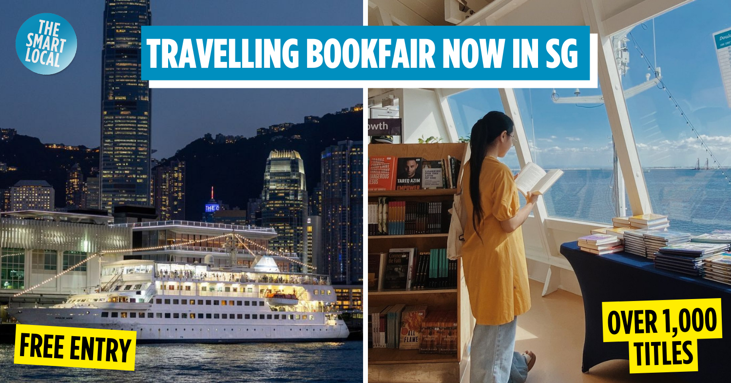 VivoCity Has A Floating Bookfair On A Ship, Get Books From $2.50