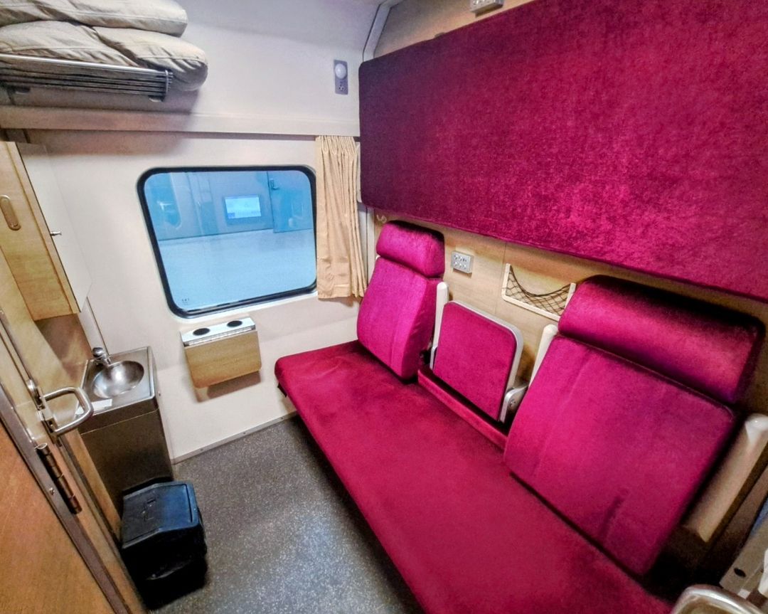 First-Class Cabin On Bangkok Sleeper Train