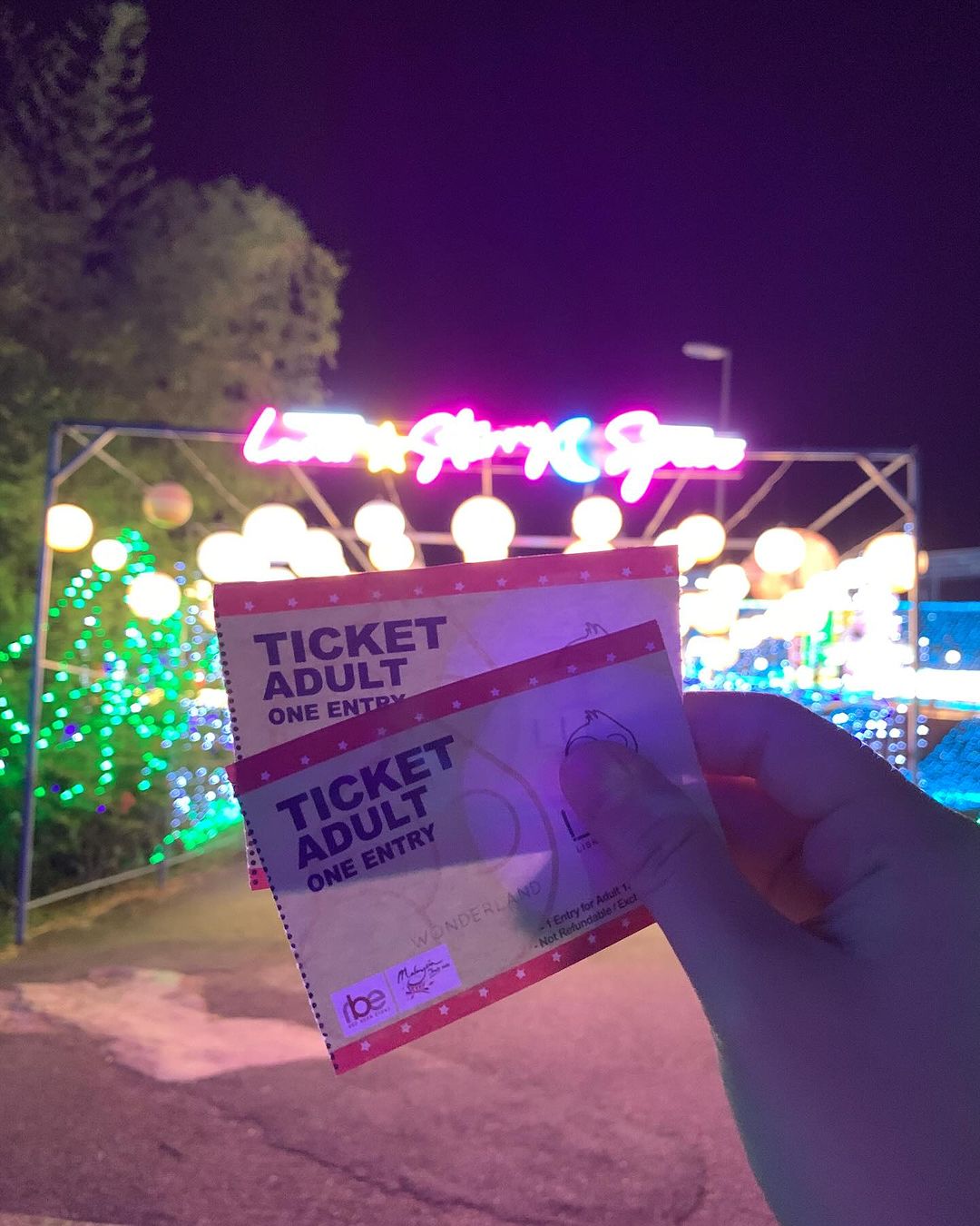 Luna Lights Wonderland - adult tickets 