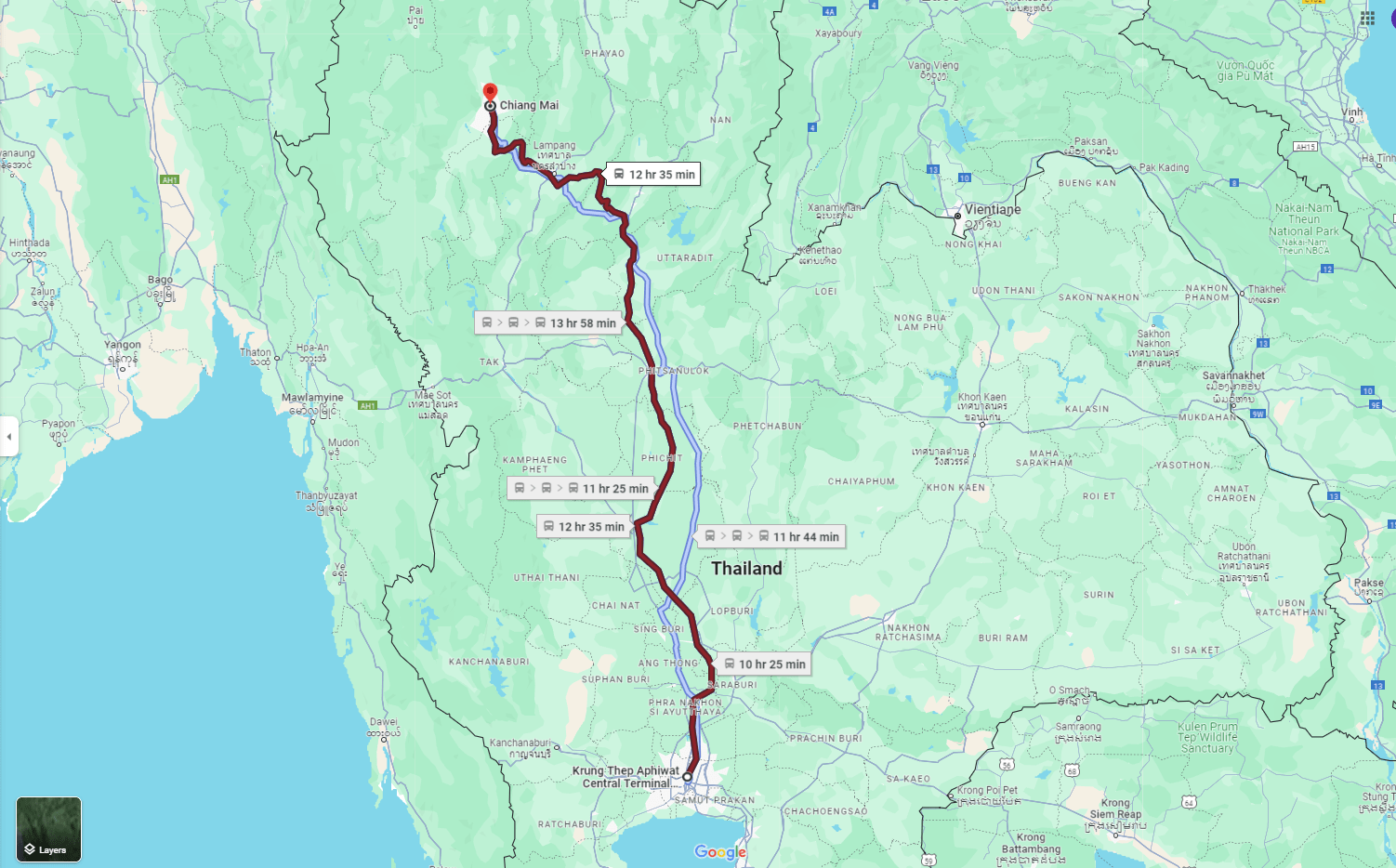 Map Of Journey