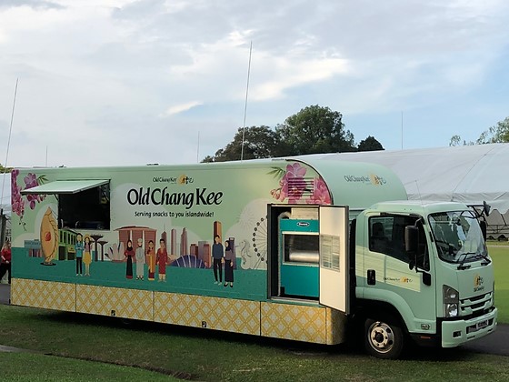 National Day heartland events - Old Chang Kee roadside food truck 