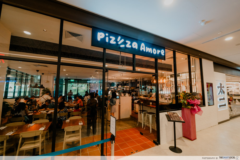 Pasir Ris Mall - Pizza Amore entrance 