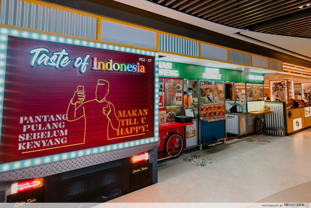 Pasir Ris Mall - taste of indonesia street food vibe 