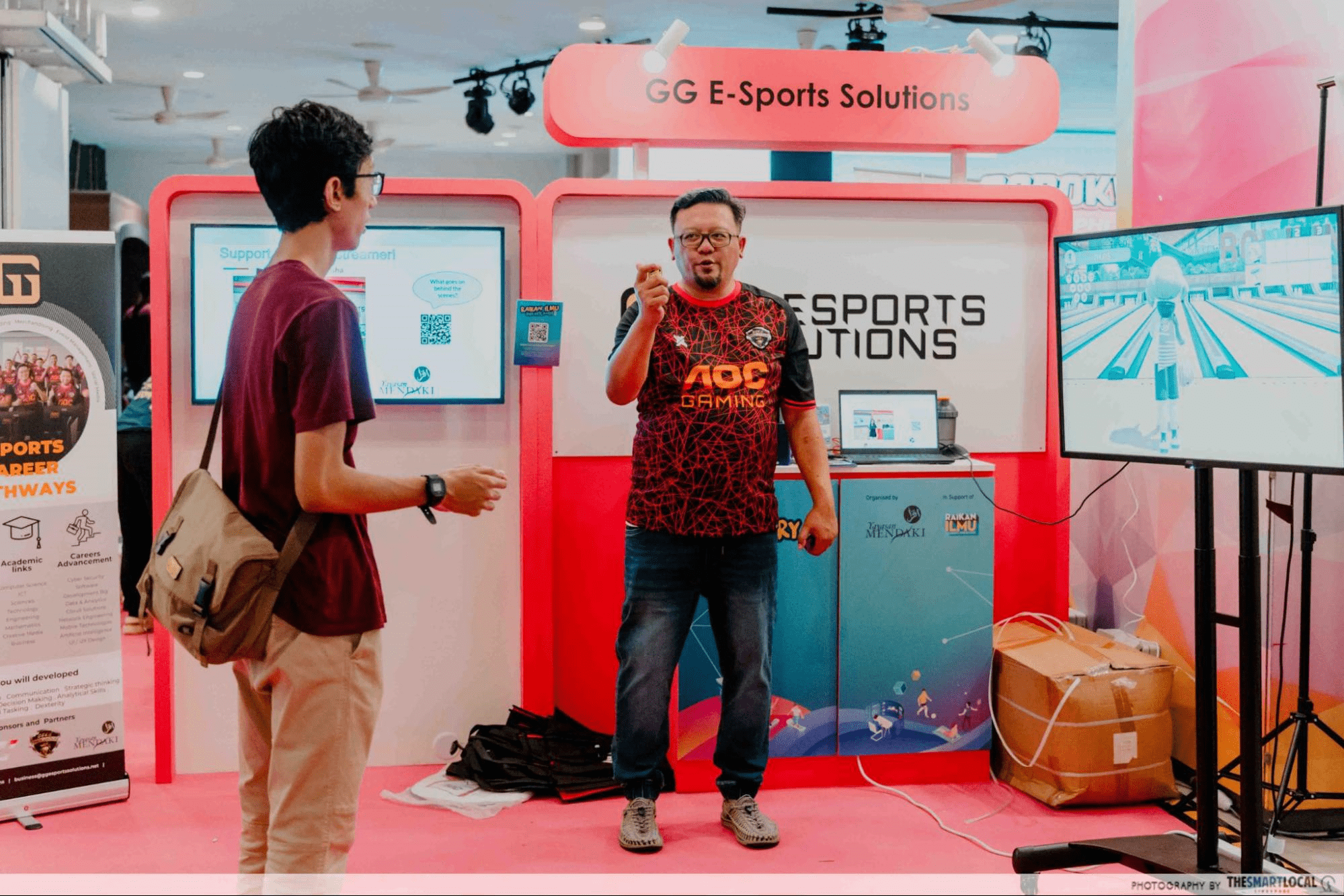 Discovery Pavillion GG Esports Solutions booth
